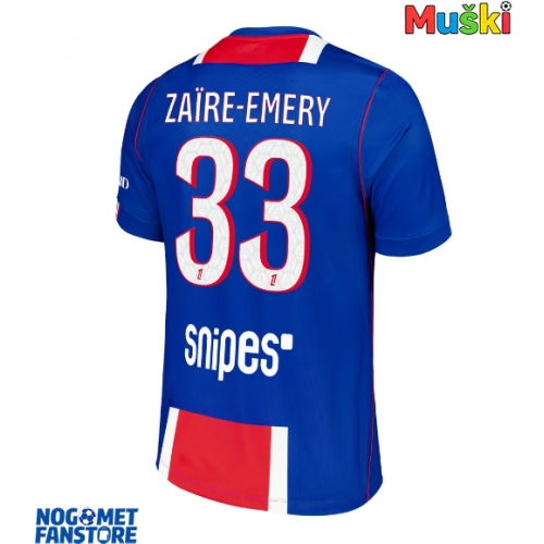 Paris Saint-Germain Warren Zaire-Emery #33 Domaci Dres 2026-27 Kratak Rukav